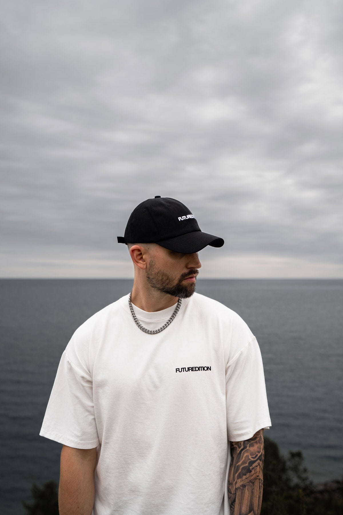 SIGNATURE T SHIRT - BONE