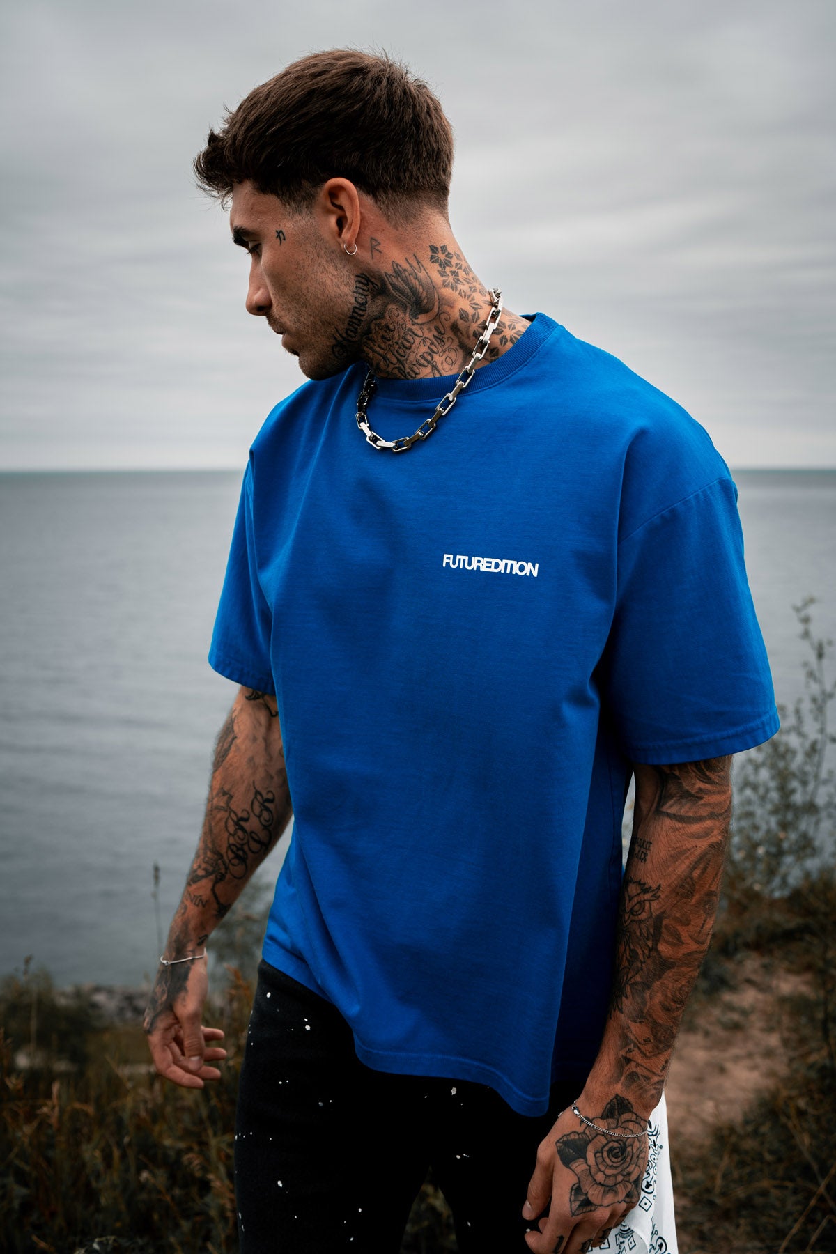 SIGNATURE T SHIRT - ROYAL BLUE